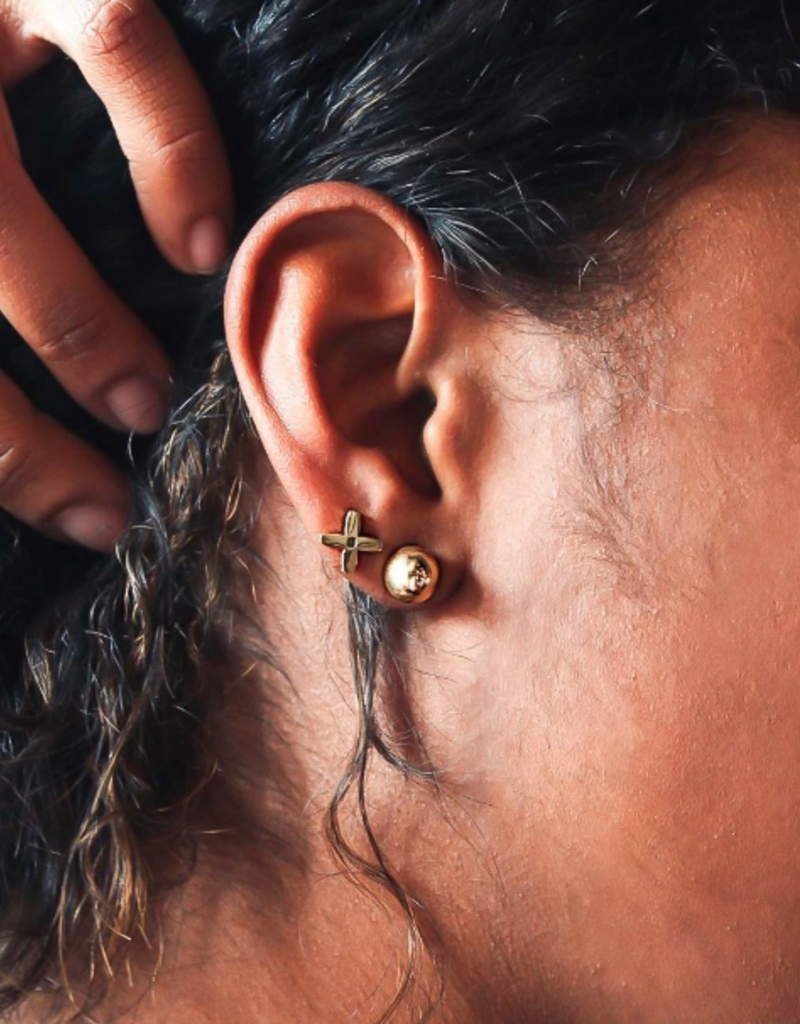 Brass & Unity Brass & Unity Flower Power stud earrings