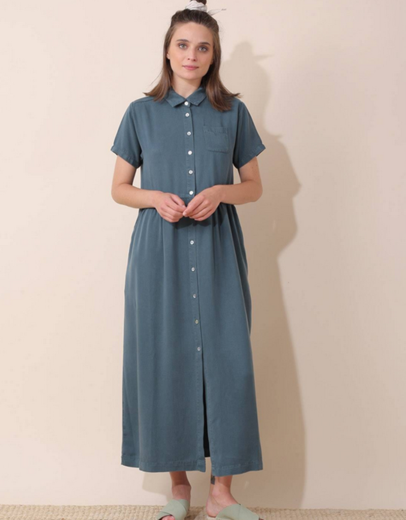 Indi & Cold Indi & Cold long button up dress