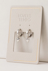Lover's Tempo Lover's Tempo Everly Heart Huggie hoop