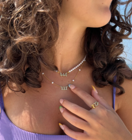 Lua+Sol 111 Pearl necklace