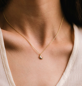 Lover's Tempo Mini Moon necklace