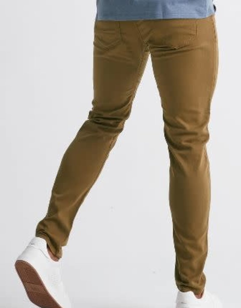 Duer Duer No Sweat Tobacco relaxed 32 inseam