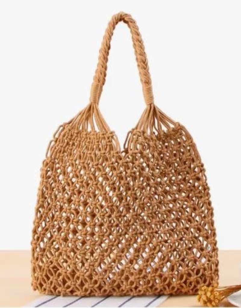 Pathz Pathz hand-woven cotton rope tote