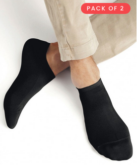 Low cut sports socks Black/Black - Bleuforêt