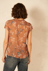 Nile Nile Terracotta ss blouse