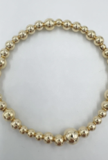 Saskia de Vries Saskia Mixed ball bracelet gold