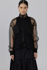 Esthe Esthe Tulle Oversized jacket