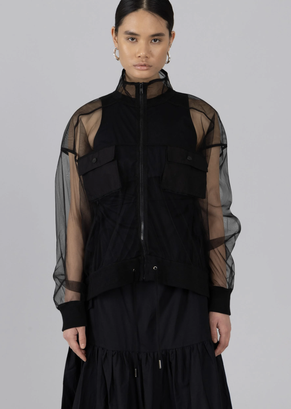 Esthe Tulle Oversized jacket