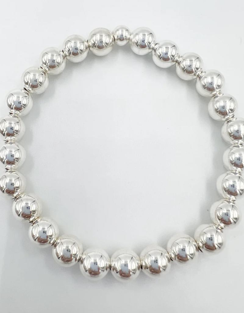 Saskia de Vries Saskia The Big Easy Mixed silver 7mm bracelet (7")