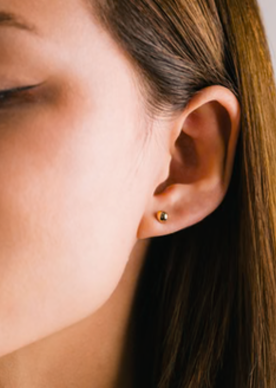 Lover's Tempo 5mm Ball Gold stud