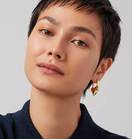 Jenny Bird Padlock Heart earring