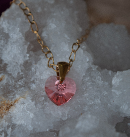 Hen+Bear Peach Puff necklace