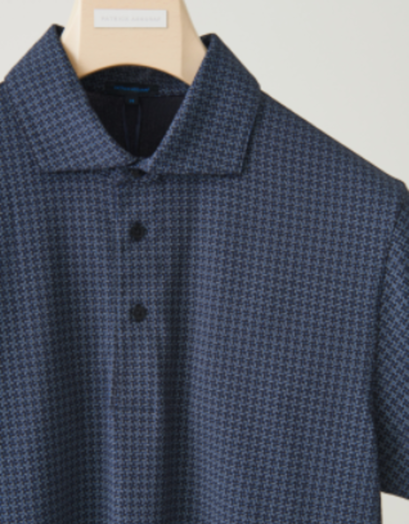 Patrick Assaraf Patrick Neat Print Polo SS