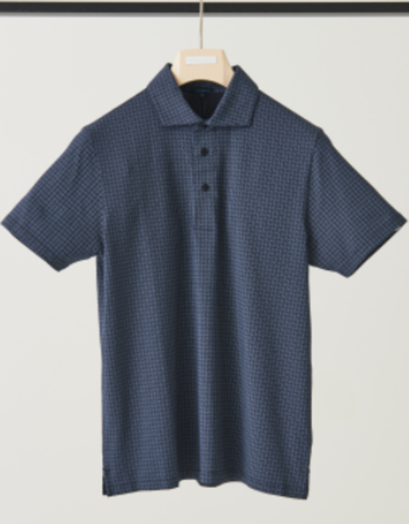Patrick Assaraf Patrick Neat Print Polo SS