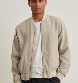 Velvet Murphy Linen Bomber jckt