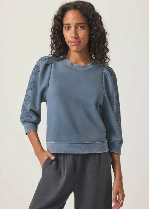 Splendid Rory Emb swtshirt