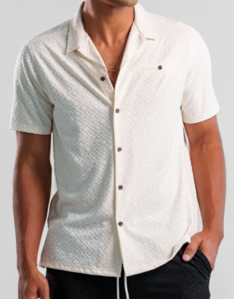 Stone Rose Stone Rose Palma SS Geo Bttn Up