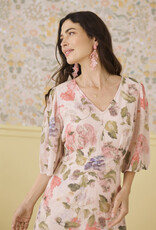 Cream Cream Hailey long dress