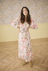 Cream Cream Hailey long dress