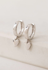 Lover's Tempo Lover's Tempo Everly Heart Huggie hoop