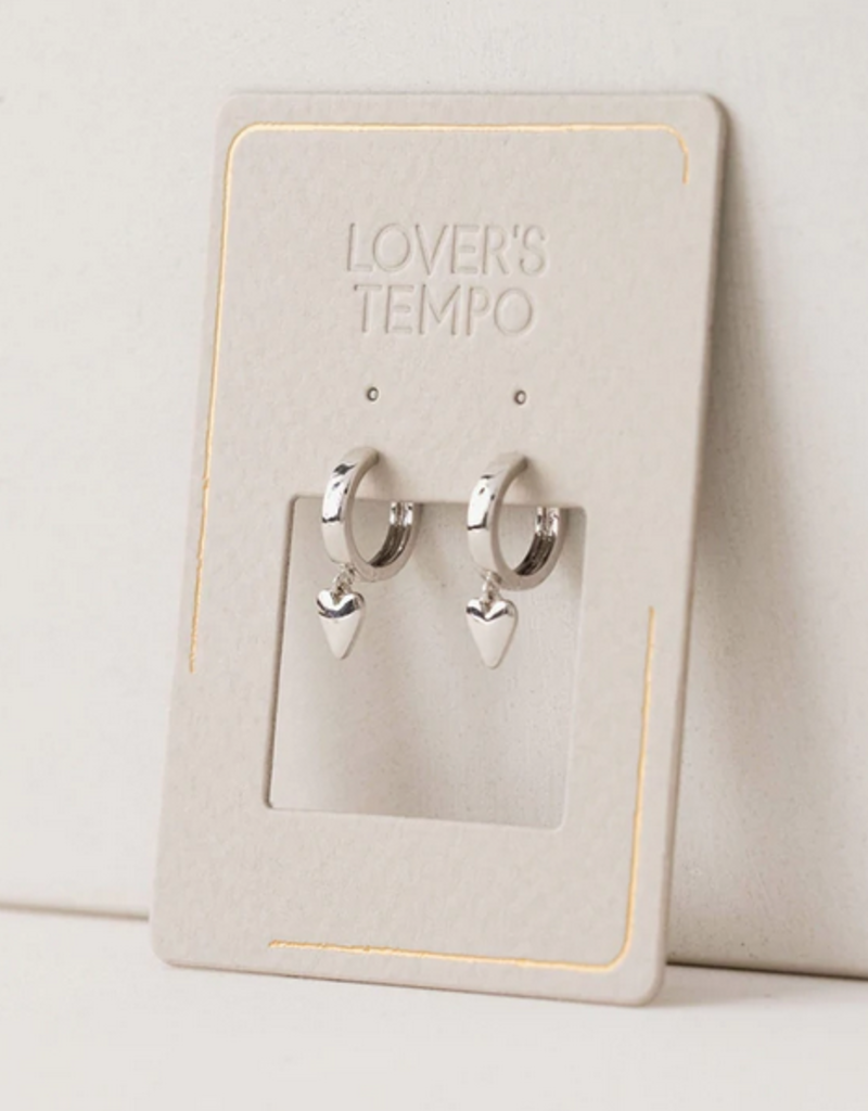 Lover's Tempo Lover's Tempo Everly Heart Huggie hoop