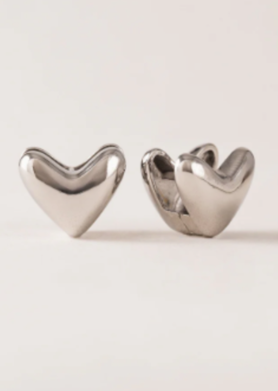 Lover's Tempo Heart Puff Hoops