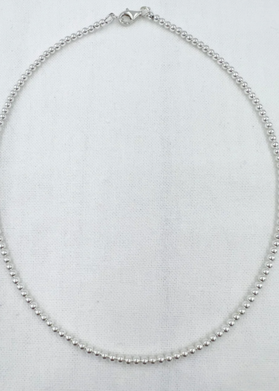 Saskia de Vries Leave on necklace 3mm