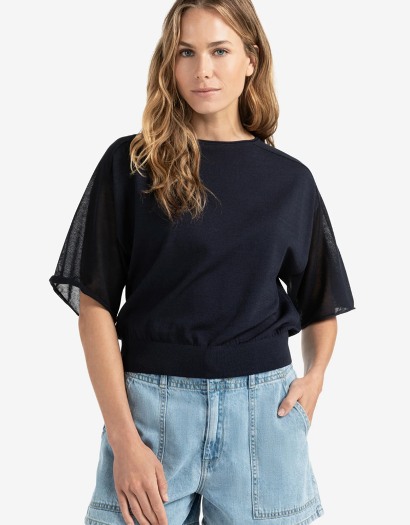 YaYa Yaya Boatneck transparent slv