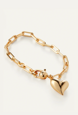 Jenny Bird Jenny Bird Puffy Heart bracelet