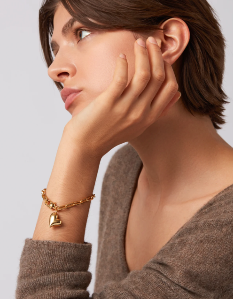 Jenny Bird Jenny Bird Puffy Heart bracelet
