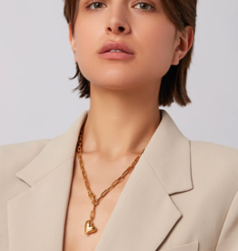 Jenny Bird Jenny Bird Puffy Heart chain