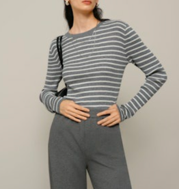 Meilleur Moment Stripe knit crew