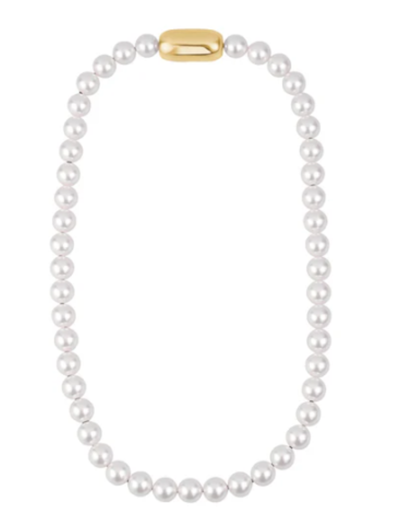 Limlim Limlim Lock Pearl necklace