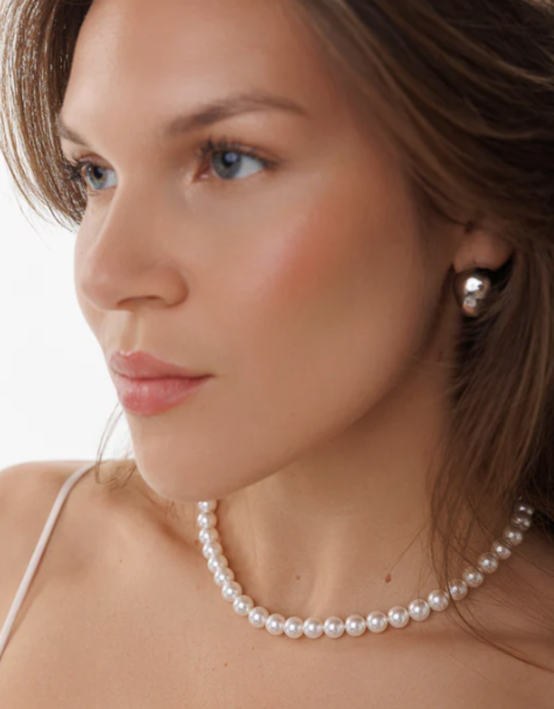 Limlim Limlim Lock Pearl necklace