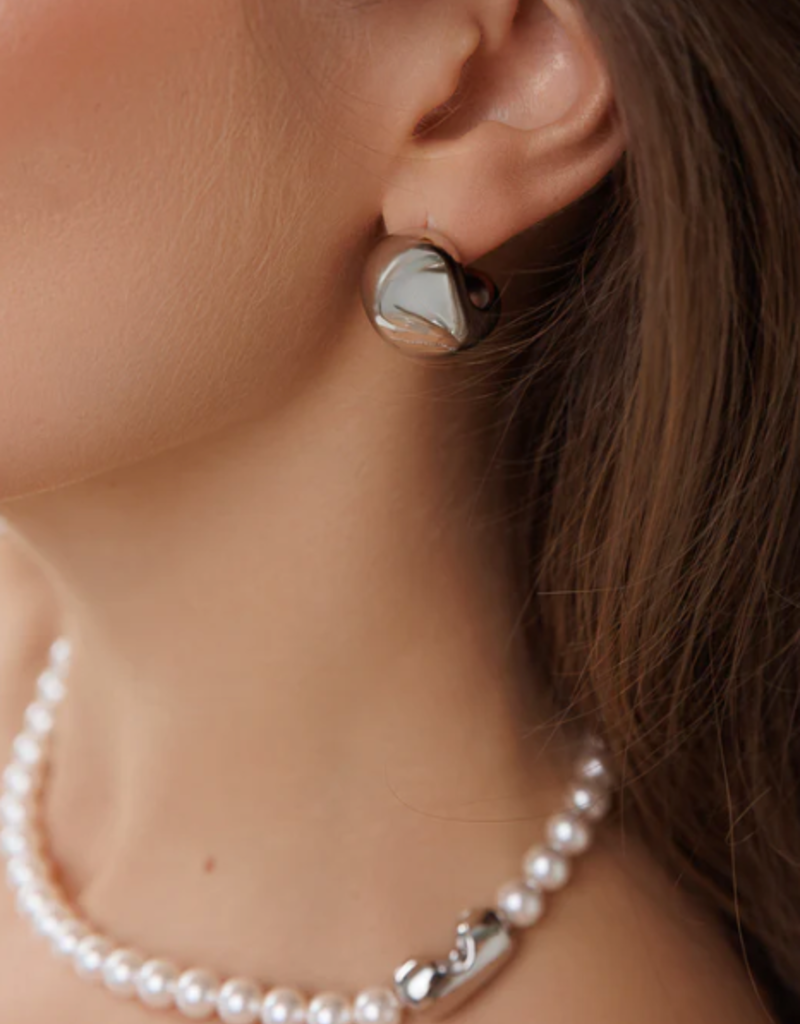 Limlim Limlim Lock Pearl necklace