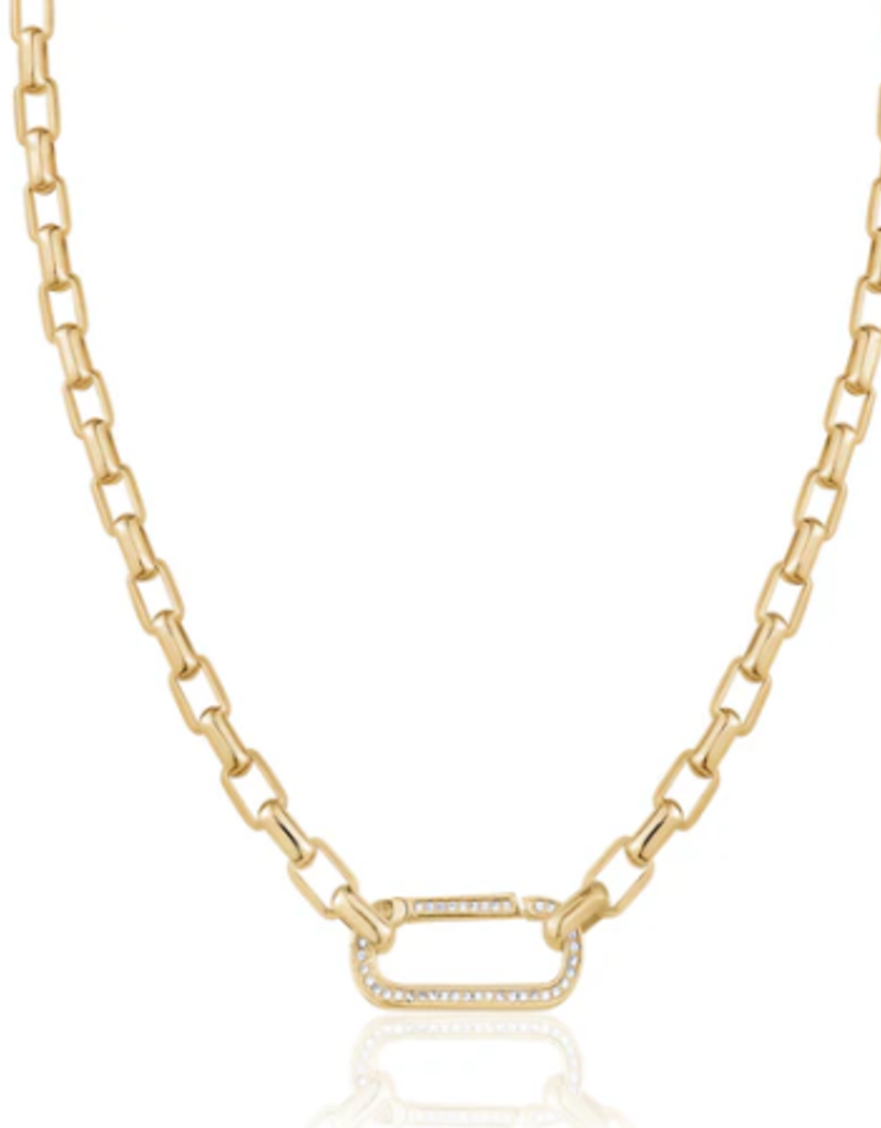 Limlim Limlim Box Chain Crystal necklace