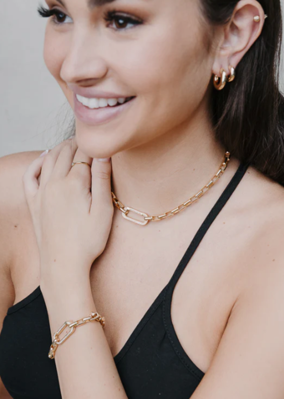 Limlim Box Chain Crystal necklace