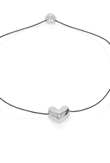 Limlim Limlim Short Shiny Heart necklace