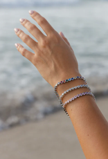 Limlim Limlim Rainbow Hearts Tennis bracelet