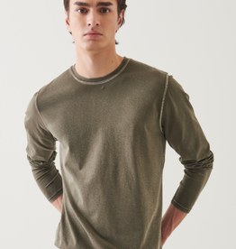 Patrick Assaraf LS PIMA VINTAGE CREW