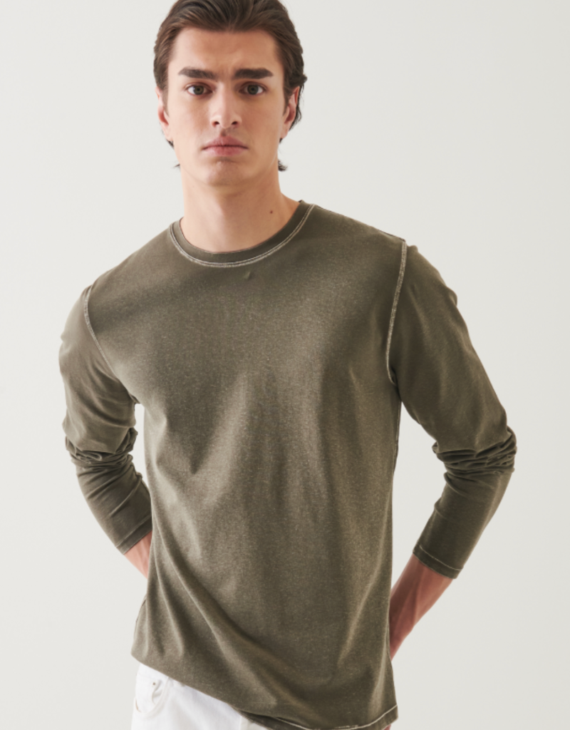 Patrick Assaraf Patrick LS PIMA VINTAGE CREW