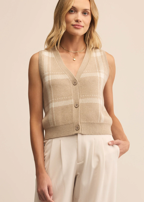 Z Supply Oliver plaid vest