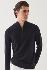 Patrick Assaraf Patrick Xfine Merino Plaited 1/4 Zip