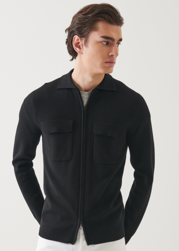 Patrick Assaraf 14GG Dbl Face Full Zip Jacket