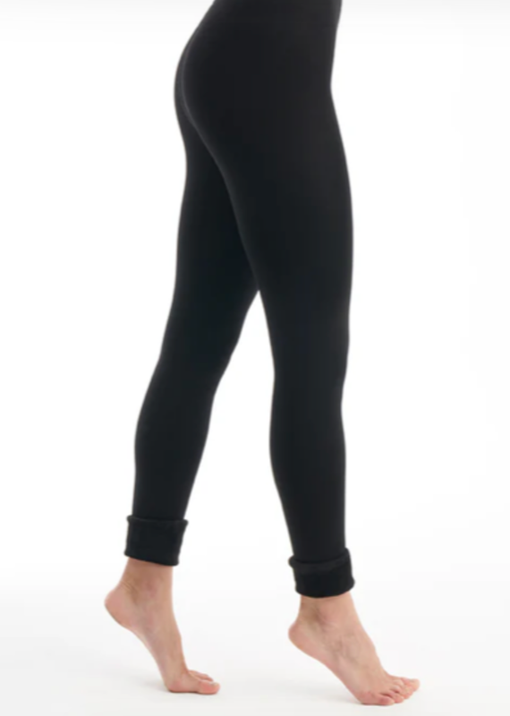 Lemon Faux Fur Leggings