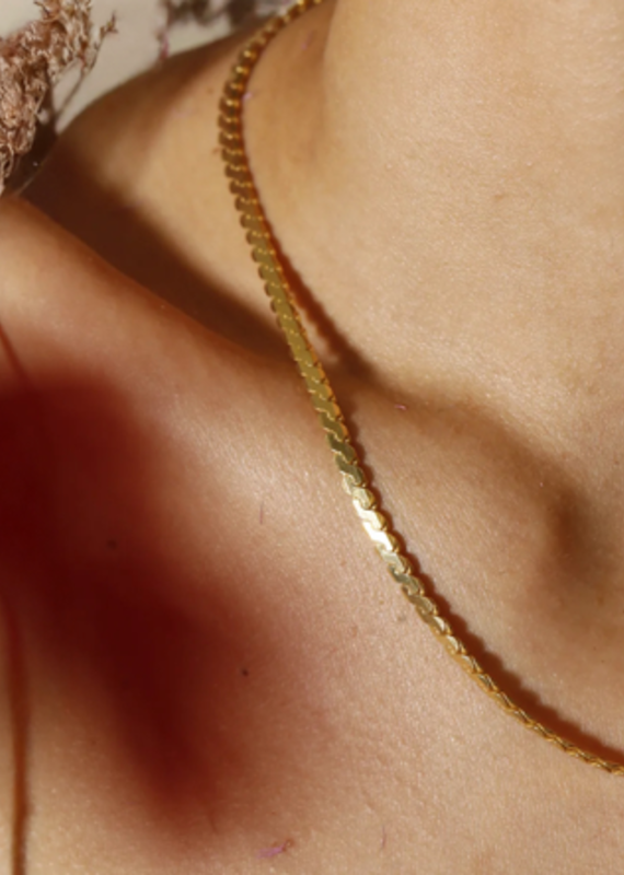 House of Jewllery Serpentine Chain 3mm 16" + 2"