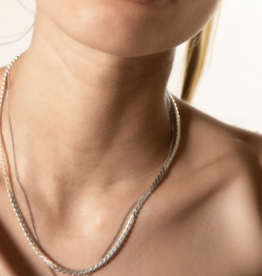 House of Jewllery Serpentine Chain 3mm 16" + 2"