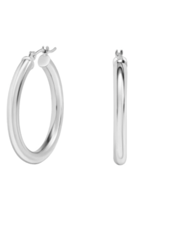 House of Jewllery Plain 3mm x 35mm hoops