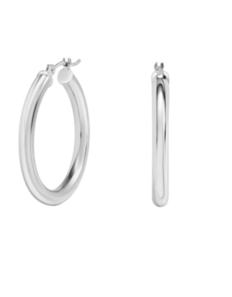 House of Jewllery HOJ Plain 3mm x 35mm hoops