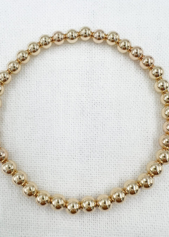 Saskia de Vries Saskia Gold Leave-on 5mm bracelet